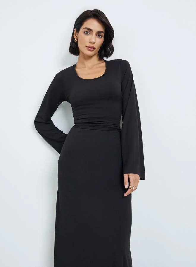 ستايلي فستان طويل نسائي مضلع وضيق